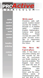 Mobile Screenshot of proactivecurriculum.com